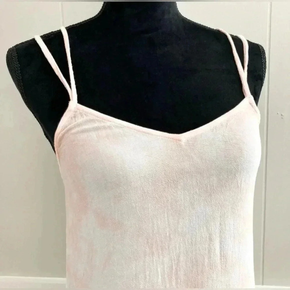 Aerie Pink Tie Dye Strappy Midi Slip Dress Size XS - Picture 3 of 11